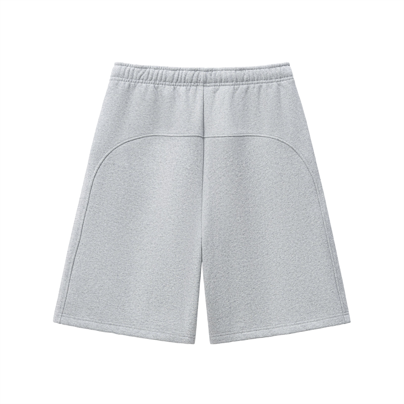 Oversized flower gray shorts