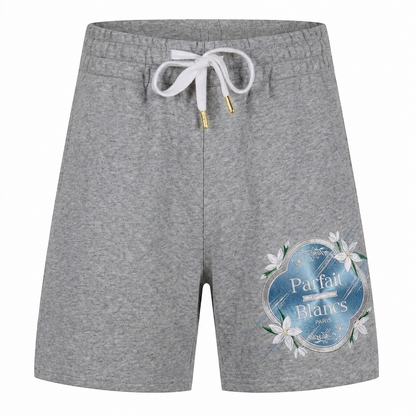 Sprout emblem cotton shorts
