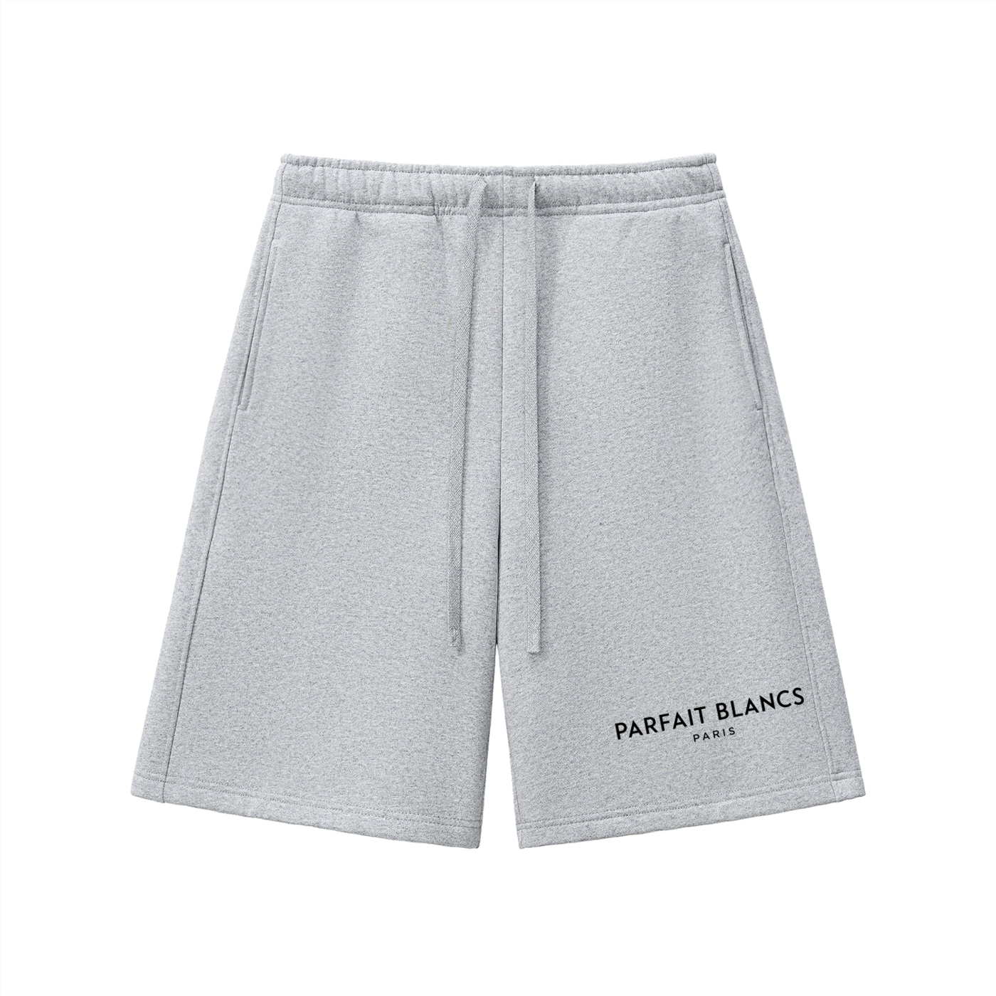 Oversized flower gray shorts